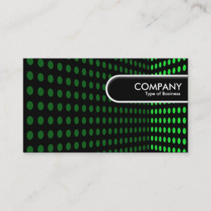 Carte De Visite Tag à Bord Arrondi - Coin de Ton - Vert 02