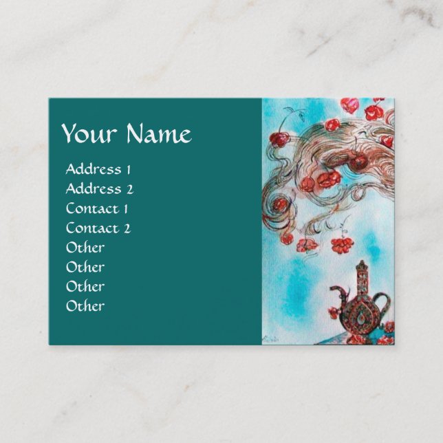 Carte De Visite TALE DE FOIRE TURQUE Beauté orientale, Mode, Bijou (Devant)