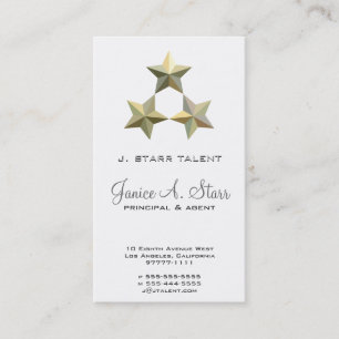 Carte De Visite Talent 3 étoiles