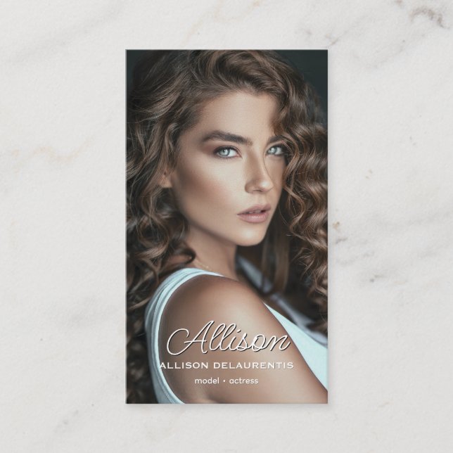 Carte de visite Talent | Code QR (Devant)