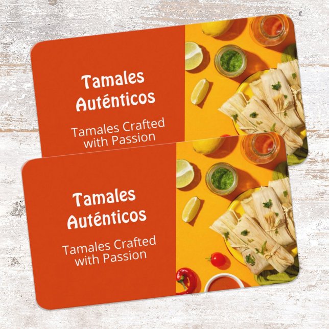 Carte De Visite Tamales chaudes (Tamale Cards)