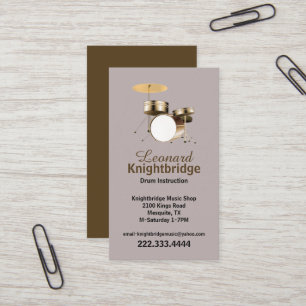Carte de visite tambours