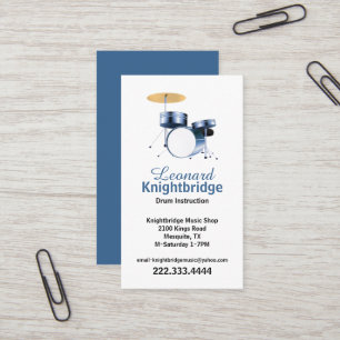 Carte de visite tambours