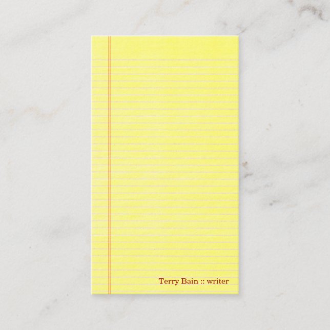 Carte De Visite Tampon (Devant)