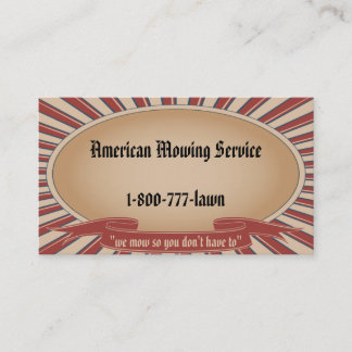 Carte De Visite Tan americana
