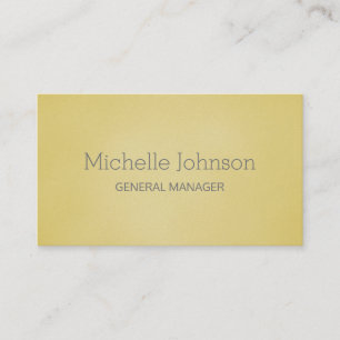 Carte De Visite Tan Grainy Minimaliste Professionnel