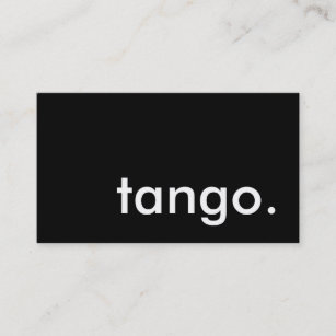 Carte De Visite tango.