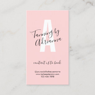 Carte De Visite Tanning Aftercare