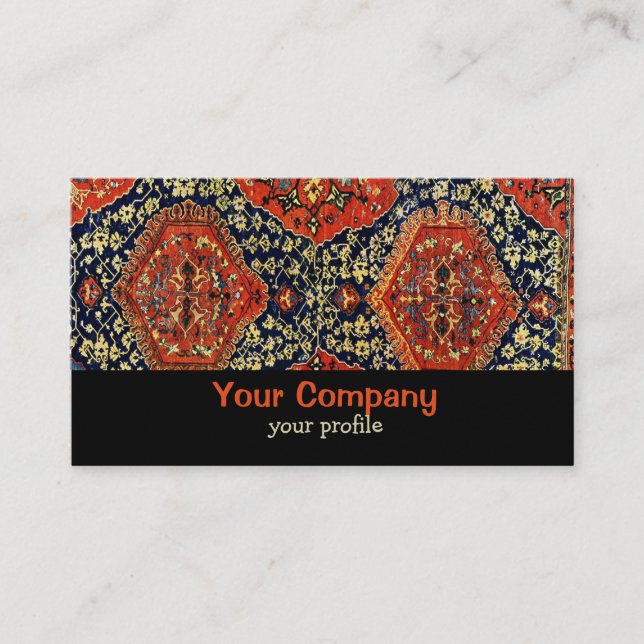 Carte De Visite Tapis Oriental n°3 (Devant)