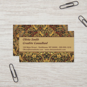 Carte De Visite Tapisserie fausse de Bullerswood de William Morris