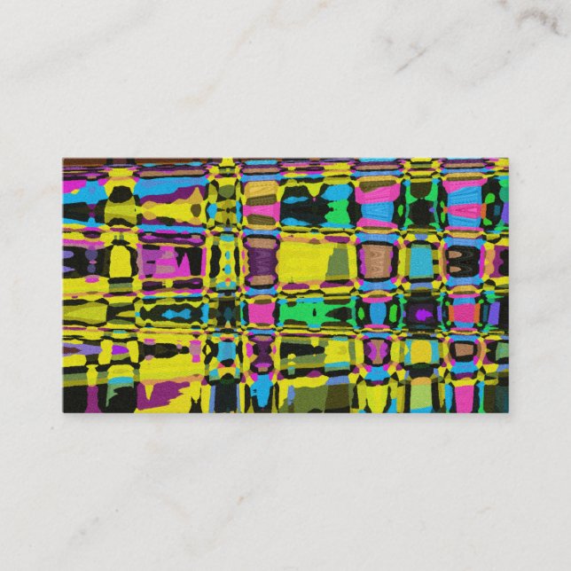 Carte De Visite Tapisserie tribale (Devant)