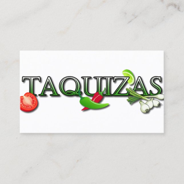 Carte De Visite Taquizas (Devant)