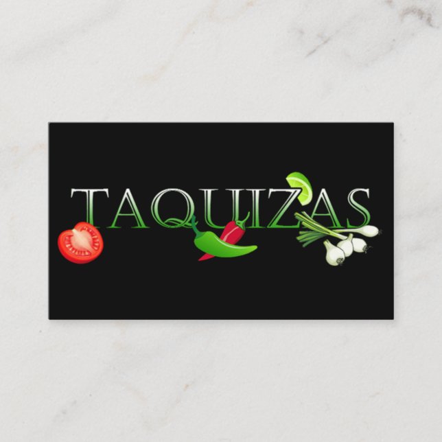Carte De Visite Taquizas (Devant)
