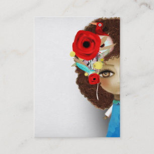 Carte De Visite Tarjeta de visita de señora Beaux cheveux oculaire