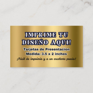 Carte De Visite Tarjetas de Presentacion para Negocio