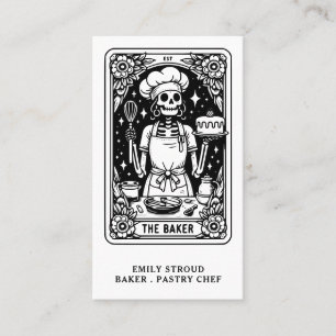Carte de visite Tarot Baker
