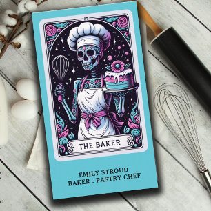 Carte De Visite Tarot Baker Pâtisserie Chef Dessert Caterer