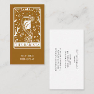 Carte de visite Tarot Barista