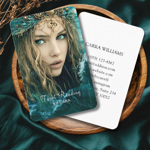 Carte De Visite Tarot, Femme Mystique