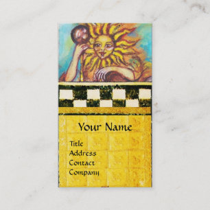 CARTE DE VISITE TAROTS DES OMBRES PERDUES 19 / LE SOLEIL