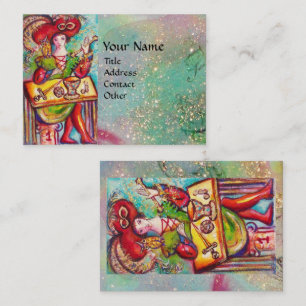 CARTE DE VISITE TAROTS DES OMBRES PERDUES/DU MAGICIEN