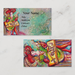 CARTE DE VISITE TAROTS DES OMBRES PERDUES/DU MAGICIEN