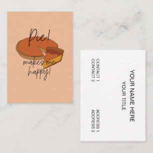Carte De Visite Tarte Me Rend Heureux Tarte