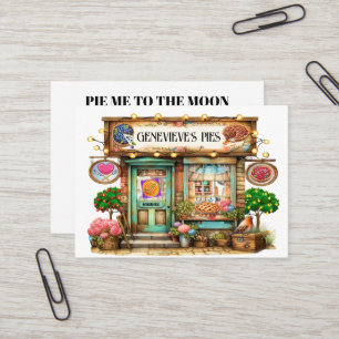 Carte De Visite Tartes, Viennoiseries, Boulangerie