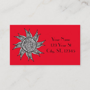 Carte De Visite Tatouage de henné Sun Thunder_Cove