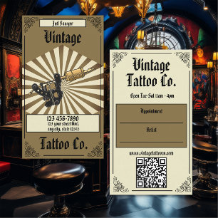 Carte De Visite Tatoueur Professionnel