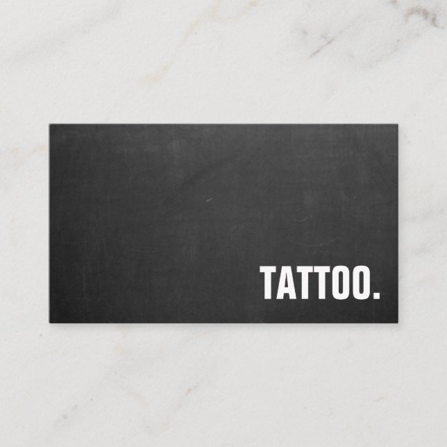 Carte De Visite Tattoo professionnel B (Devant)
