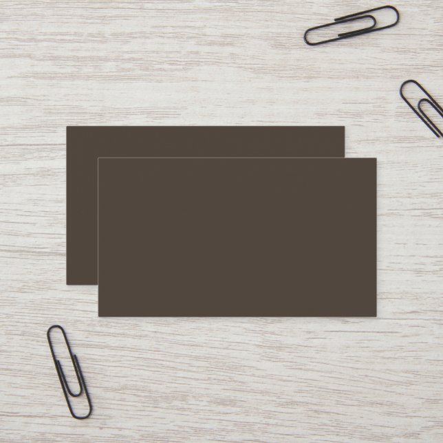 Carte de visite Taupe (Devant/Arrière en situation)