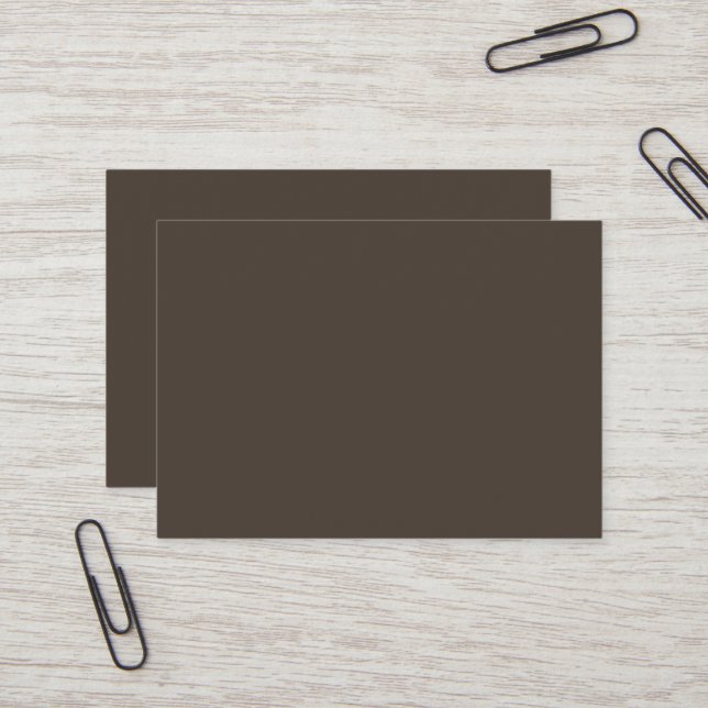 Carte de visite Taupe Mighty (Devant/Arrière en situation)