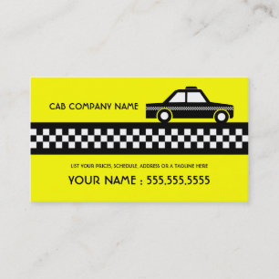 Carte De Visite taxi