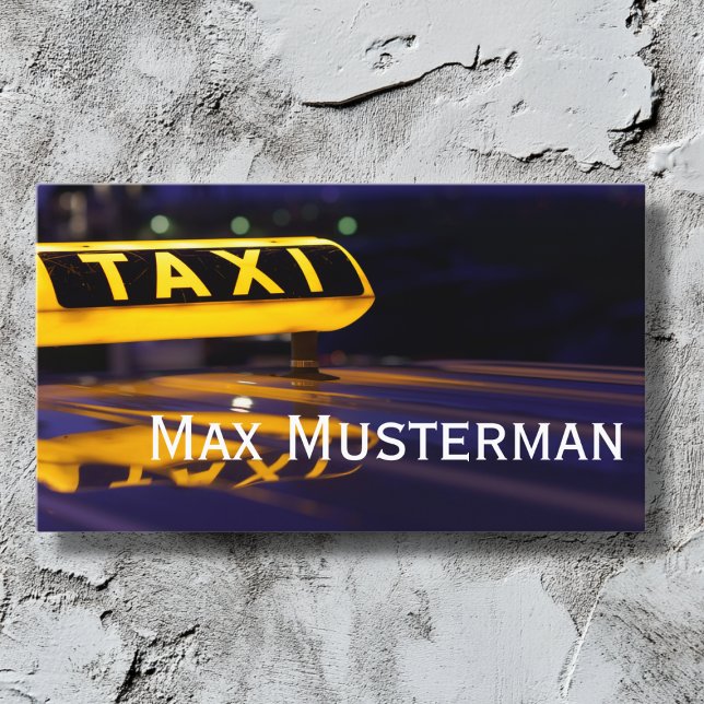 CARTE DE VISITE TAXI (Créateur téléchargé)