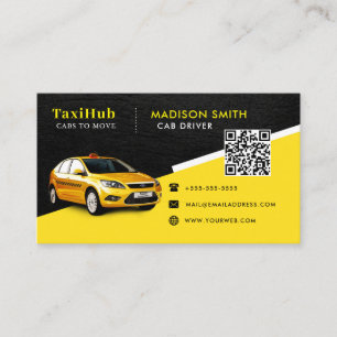 Carte De Visite Taxi moderne minimaliste