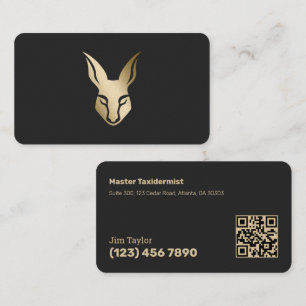 Carte De Visite Taxidermiste à balayage QR
