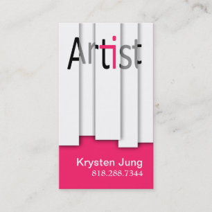 Carte De Visite : : Tba : : Artiste graphique audacieux - panneaux