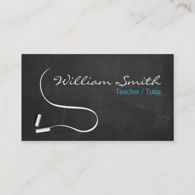 Carte De Visite Teacher/Tuteur Business card (Devant)