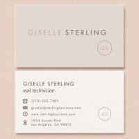 Technicien à ongles rose pâle minimaliste luxe