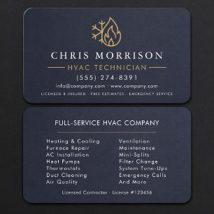 Carte De Visite Technicien CVC