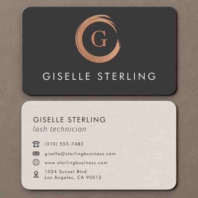 Carte De Visite Technicien de cils (Créateur téléchargé)