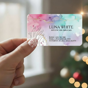 Carte De Visite 💅🏻 Technicien de Manucure QR