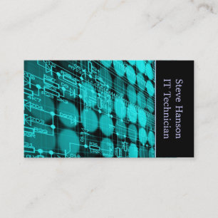 Carte De Visite Technicien de programmeur informatique
