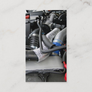 Carte De Visite Technicien des véhicules à moteur de mécanicien de