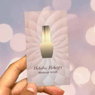 Carte De Visite Technicien en ongle Manicuriste Rose Gold Lotus Sa