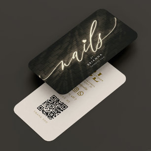 Carte De Visite Technicien en Onglerie Manucure Salon de Ongles Sa