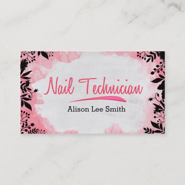 Carte De Visite Technicien Nail (Devant)