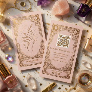 Carte De Visite Technicienne en pose d'ongles Celestial Nail Studi