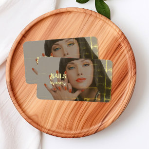 Carte De Visite Technique Arrière - plan photo personnalisée